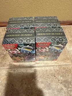 Pokemon Paldean Fates Booster Bundle Lot of 4 Factory Sealed New Unopened - Image 2