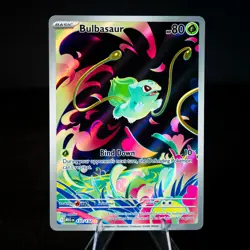 Pokemon TCG Bulbasaur (133/132) Mega Evolution Illustration Rare NM-MT - Image 1