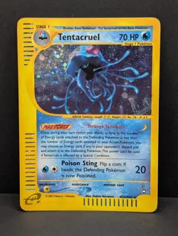 Tentacruel H26/H32 Aquapolis Holo Rare Pokemon TCG Nintendo e-reader MP+ - Image 1