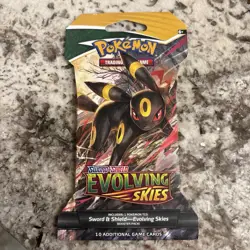 Evolving Skies Sleeved Booster Pack Pokemon TCG Sword & Shield Lot Of 7 Sealed. 820650808784 - Image 1