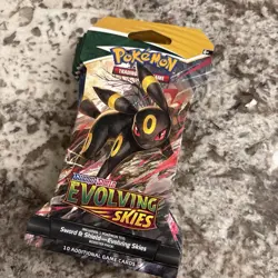 Evolving Skies Sleeved Booster Pack Pokemon TCG Sword & Shield Lot Of 7 Sealed. 820650808784 - Image 3