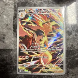 Pokemon TCG Destined Rivals Ethan's Typhlosion 190/182 IR - Mint & Pack Fresh - Image 1