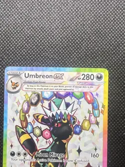 Pokemon Prismatic Evolutions Figure Collection Black Star Promo UMBREON EX NM+ - Image 3