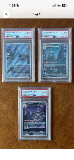 Pokemon 2024 Shrouded Fable Duskull,Dusclops,Dusknoir PSA 10 - Image 1