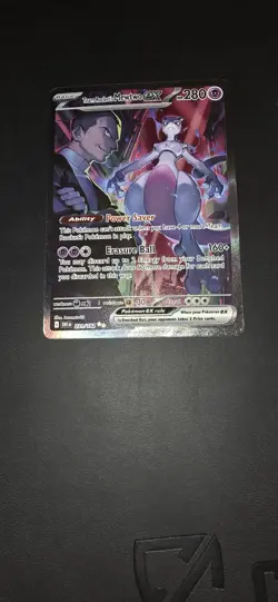 Pokemon TCG: Team Rocket's Mewtwo ex 231/182 SIR Destined Rivals NM - Image 1