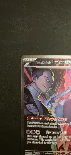 Pokemon TCG: Team Rocket's Mewtwo ex 231/182 SIR Destined Rivals NM - Image 4