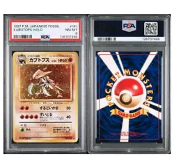 Kabutops Holo 141 PSA 8 Pokemon Fossil Japanese - Image 3