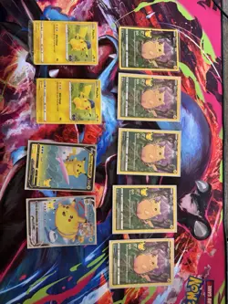 Pokemon Tcg Pikachu Lot Most Are NM- lo Please See Pictures For Description - Image 1