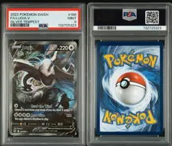 2022 Pokemon Lugia v Silver Tempest 186/195 Alt Art Ultra Rare PSA 9 Mint - Image 3