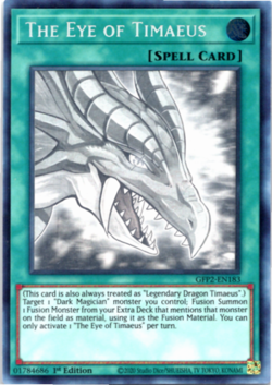 The Eye of Timaeus - GFP2-EN183 - Ghost Rare - 1st Edition Yugioh - Image 1
