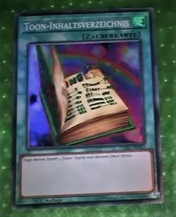 Yu-Gi-Oh DASA, Toon-Inhaltsverzeichnis, "near mint", unbespielt NEU, 1.Auflage - Image 1