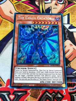 The Chaos Creator blcr-en070 1st Edition (NM+) Secret Rare Yu-Gi-Oh! - Image 1