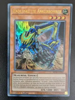 Endloskette Ankerbohrer MP20-DE207 Ultra Rare Deutsch NM YUGIOH - Image 1