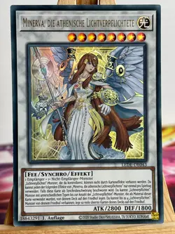Minerva, die athenische Lichtverpflichtete LEDE-DE043 Ultra Rare DE NM YUGIOH - Image 1