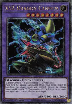 Yugioh MP24-EN011 - XYZ-Dragon Cannon - Quarter Century Secret Rare - Image 1