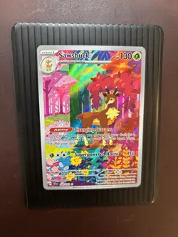 Pokemon TCG Sawsbuck Card 166/162 SV05: Temporal Forces NM - Image 1