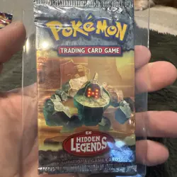 Pokemon EX Hidden Legends Booster Pack Regirock 2004 UNWEIGHED From Clovr cards! - Image 1