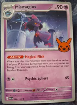 Pokemon Cards: Mismagius 88/193 Uncommon Regular Trick or Trade (2023) - Pokemon - Image 1