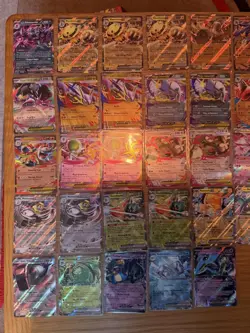 Pokemon EX Card Bundle 53 Mixed Cards From Various Sets Mega Evolution & Scarlet - Image 3