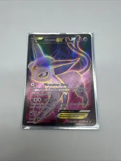 Espeon EX Holo Full Art Ultra Rare Card 117/122 XY Breakpoint Pokemon TCG - Image 1