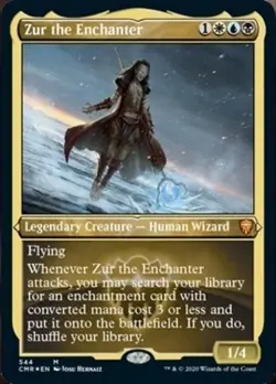 MTG English Zur the Enchanter (Foil Etched) NM Foil Commander Legends - Image 1