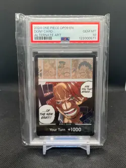 2024 ONE PIECE OP09-EMPERORS IN THE NEW WORLD ALTERNATE ART DON!! CARD PSA 10 - Image 1