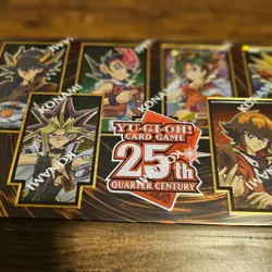 Yu-Gi-Oh Cards - 25th Anniversary Tin - DUELING HEROES (3 18-Card Mega Packs) - Image 2