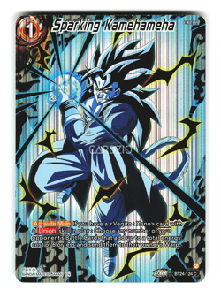 Sparking Kamehameha BT24-124 C Gold Foil - Dragon Ball Super Card - Image 1