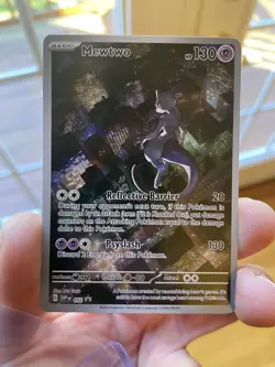 Pokemon TCG Mewtwo 052 Sv: Scarlet & Violet Black Star Promo Cards Holo NM - Image 1