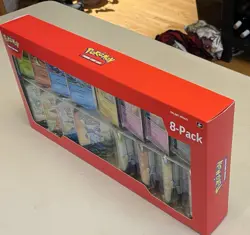 Pokemon TCG Prismatic Evolutions Costco 8 Mini-Tin Bundle w/ Promo Cards SEALED - Image 3