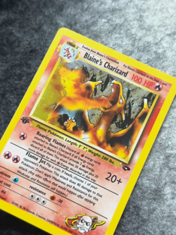 Pokemon TCG Blaine's Charizard Gym Challenge Holo Card 2/132 1st Edition Rare - Image 2