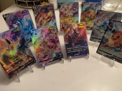 *Custom-made*High Quality,9pcs Japan Evee Heroes Set,Textured/Jpn"Display Card" - Image 1