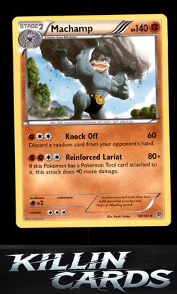 Machamp (50) 50/101 Pokemon Rare Plasma Blast Card NM - Image 1