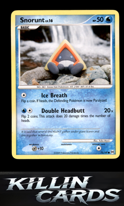 Snorunt 75/99 Pokemon Common Arceus Card NM - Image 1