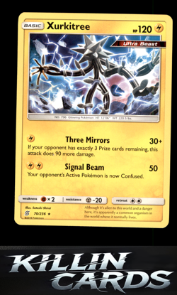 Xurkitree 70/236 Pokemon Rare SM - Unified Minds Card NM - Image 1