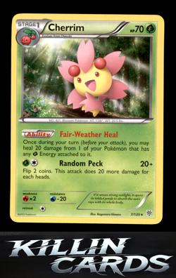 Cherrim 006/017 Uncommon POP Series 8 Pokemon Card NM - Image 1