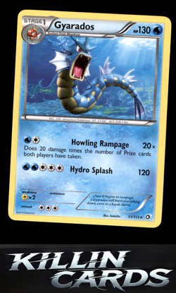 Gyarados 31/113 Pokemon Rare Legendary Treasures Card LP - Image 1