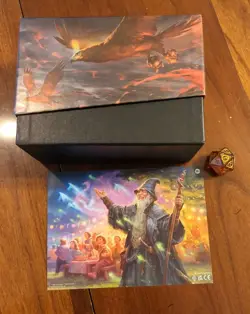 MTG Lord of the Rings Tales of Middle Earth Gift Bundle Box EMPTY BOX & D20 ONLY - Image 1