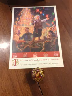 MTG Lord of the Rings Tales of Middle Earth Gift Bundle Box EMPTY BOX & D20 ONLY - Image 4