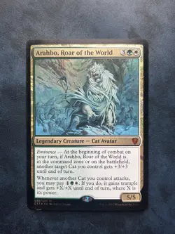 Magic the Gathering Arahbo, Roar of the World Foil - Image 1