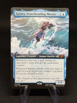 MTG Avatar Katara, Waterbending Master TLE 0180 Extended Art Mythic NM - Image 1