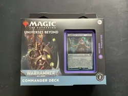 Magic the Gathering MTG Warhammer 40K Commander NECRON DYNASTIES New - Image 1