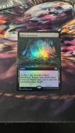 misty rainforest mtg Borderless Foil Mh2 - Image 1