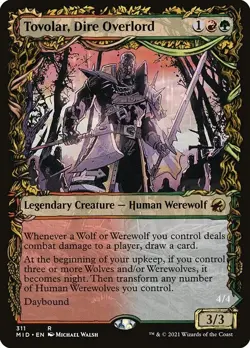 Tovolar, Dire Overlord Showcase #311 | MID Innistrad: Midnight Hunt | MTG - Image 1