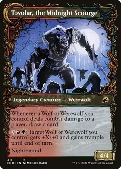 Tovolar, Dire Overlord Showcase #311 | MID Innistrad: Midnight Hunt | MTG - Image 2