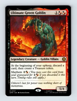 Ultimate Green Goblin - Marvel's Spider-Man 157 - Rare - NM - MTG - Image 1