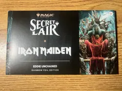 Secret Lair Rainbow Foil Edition Iron Maiden Eddie Unchained Sealed - Image 1