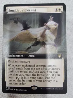MTG: Songbirds' Blessing (Extended Art) Commander: Wilds of Eldraine Regular - Image 1