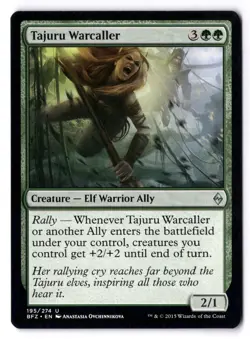 Tajuru Warcaller LP* Battle For Zendikar ENGLISH 195/274 mtg -UnltdCards - Image 1