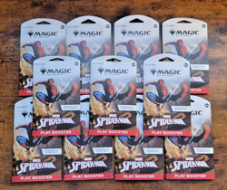 LOT of 11 Sleeved Play Boosters - Magic the Gathering Spider-Man Marvel 171989 - Image 1